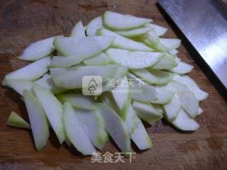 梅干菜腐竹煮夜开花的做法步骤：3