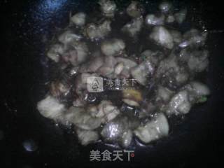 蘑菇炒肉的做法步骤：3