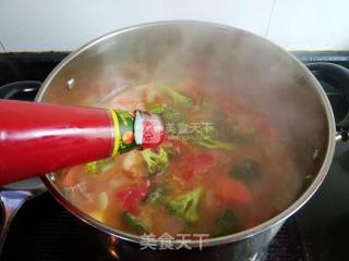 杂蔬小牛腩浓汤的做法步骤：15