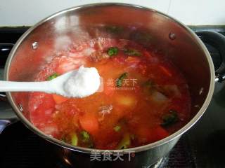 杂蔬小牛腩浓汤的做法步骤：16
