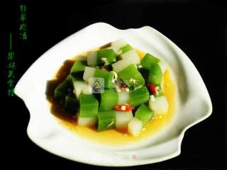 快手凉菜之——翡翠皮冻的做法步骤：18