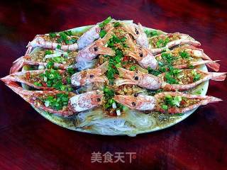 【琼菜】蒜蓉粉丝虾的做法步骤：13