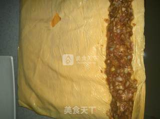 炸腐皮肉卷的做法步骤：3