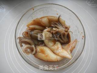 麻辣烤鱿鱼--空炸版的做法步骤：3