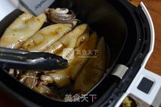 麻辣烤鱿鱼--空炸版的做法步骤：5