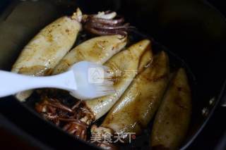 麻辣烤鱿鱼--空炸版的做法步骤：6