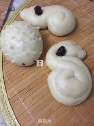 春节花式馒头豆沙包的做法步骤：27