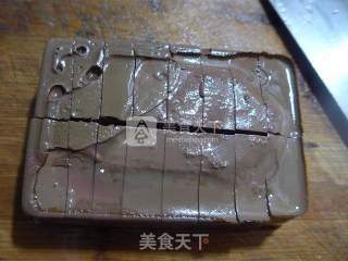 韭菜腐竹煮鸭血的做法步骤：2
