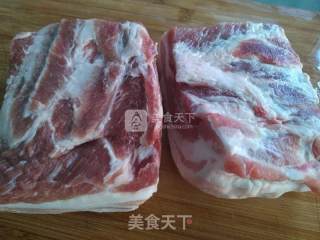 东北扣肉——条子肉的做法步骤：1