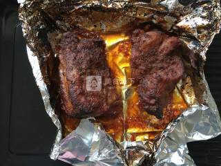 蔓越莓酱烤梅肉的做法步骤：6
