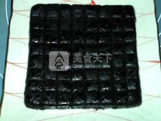 南瓜玫瑰黑芝麻汤圆的做法步骤：2