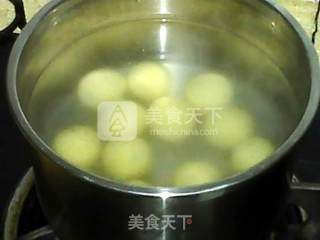 南瓜玫瑰黑芝麻汤圆的做法步骤：13