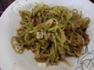 葱油莴笋丝的做法步骤：8