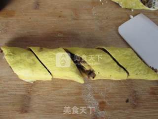 香煎梅菜卷的做法步骤：13
