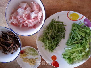 三香炒肉的做法步骤：2