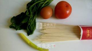 一碗热汤面的做法步骤：1