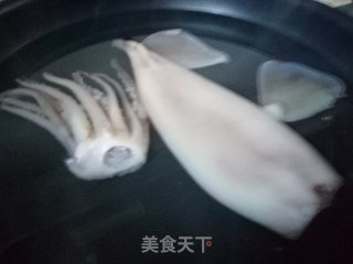五味鱿鱼的做法步骤：3