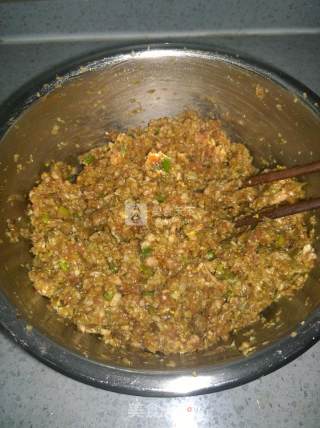 抹茶粉版翡翠白菜饺子的做法步骤：4