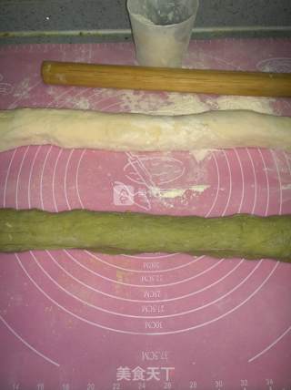 抹茶粉版翡翠白菜饺子的做法步骤：5