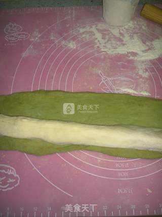 抹茶粉版翡翠白菜饺子的做法步骤：6