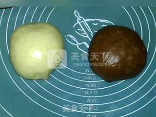 可可双色土司的做法步骤：14