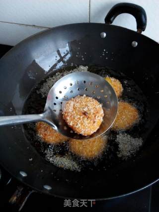 豆沙南瓜饼的做法步骤：11