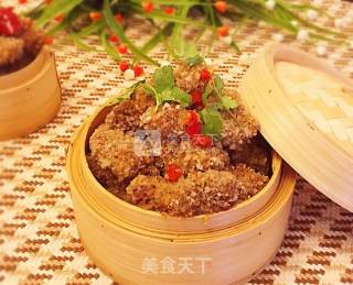红薯米粉肉的做法步骤：12