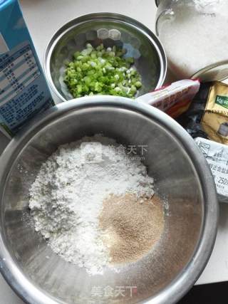 香葱干酪司康的做法步骤：1