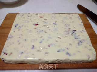 蔓越莓花生牛轧糖-棉花糖版的做法步骤：15