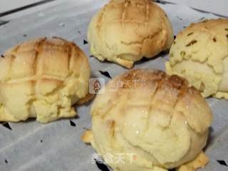 原味菠萝面包 & 肉松菠萝面包的做法步骤：16