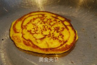 肉松玉米面发面饼的做法步骤：7