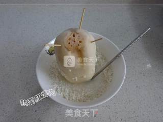 玫瑰糯米藕的做法步骤：5