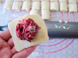 玫瑰鲜花饼的做法步骤：7