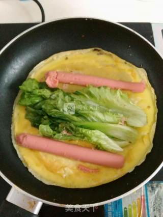 鸡蛋卷饼的做法步骤：1
