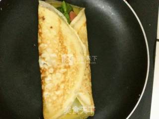 鸡蛋卷饼的做法步骤：2