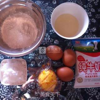 水果蛋糕卷的做法步骤：1