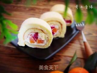 水果蛋糕卷的做法步骤：14