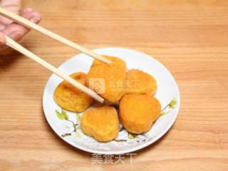 情人节吃货们的福利——爱心南瓜饼的做法步骤：8