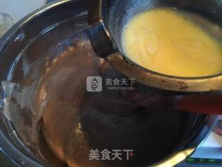 栗蓉坚果可可蛋糕的做法步骤：6