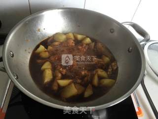 腐竹土豆烧翅根的做法步骤：7