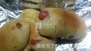 热狗面包的做法步骤：3