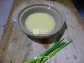 青蒜蒸蛋的做法步骤：2