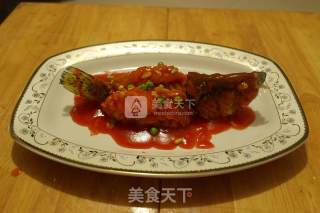 松鼠桂鱼的做法步骤：8