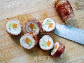 培根鸡肉卷的做法步骤：10
