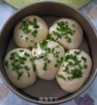 肉松馅香葱包的做法步骤：13