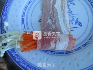 培根金针菇卷的做法步骤：4