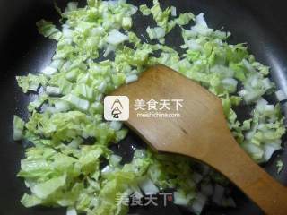 芹菜白菜炒饭的做法步骤：2
