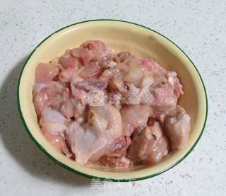 杏鲍菇豆豉焖鸡的做法步骤：1