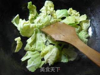 圆白菜煮鸭血的做法步骤：3