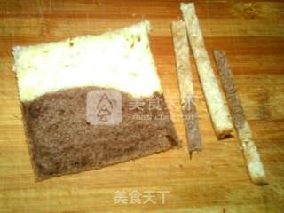 芒果玫瑰花土司蛋挞的做法步骤：5